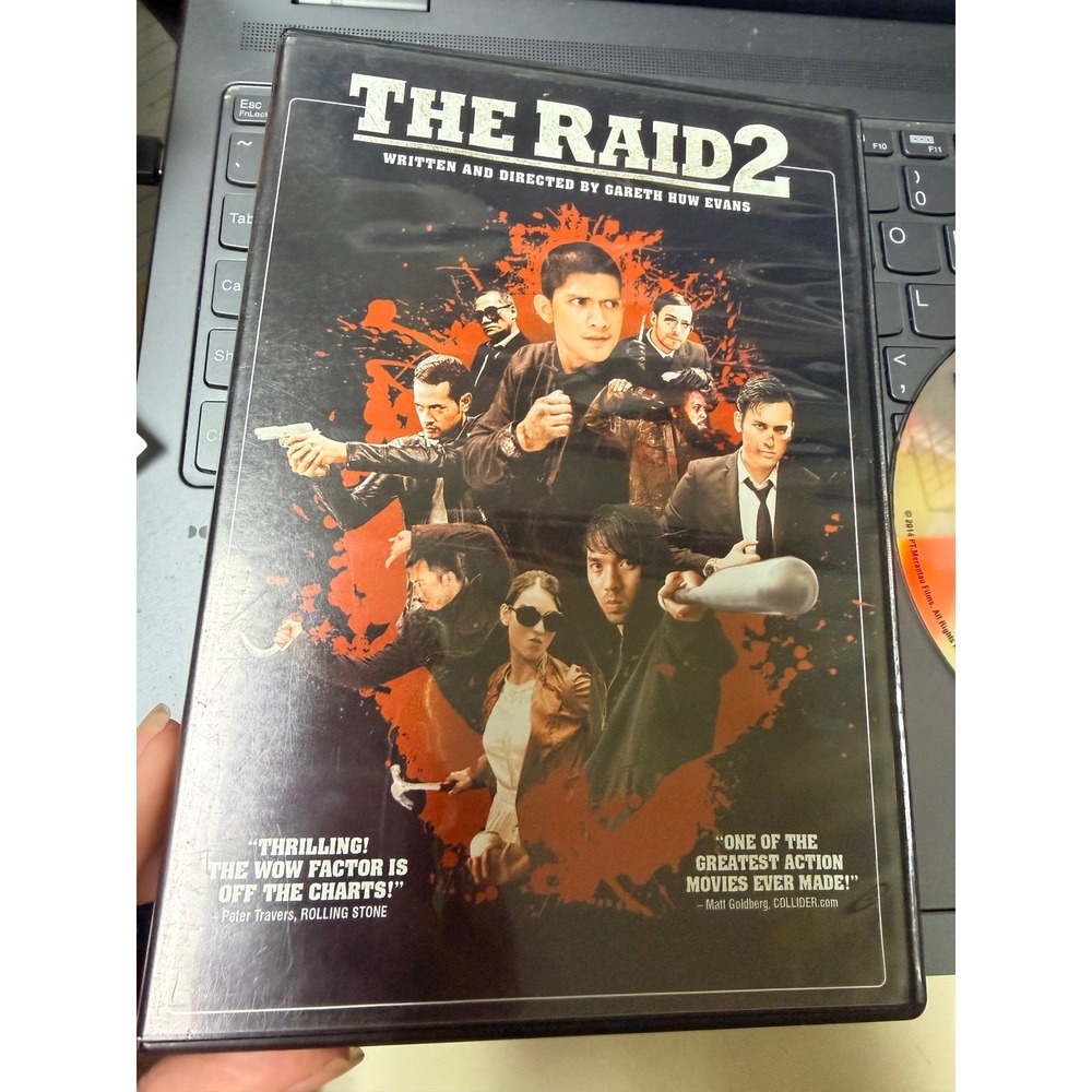 The Raid 2 DVD 2014 Sony Pictures Action Martial Arts Gareth Evans Iko Uwais